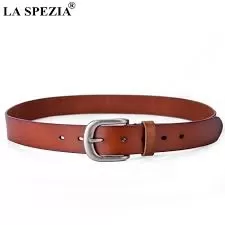 Women Leather Belt Brown